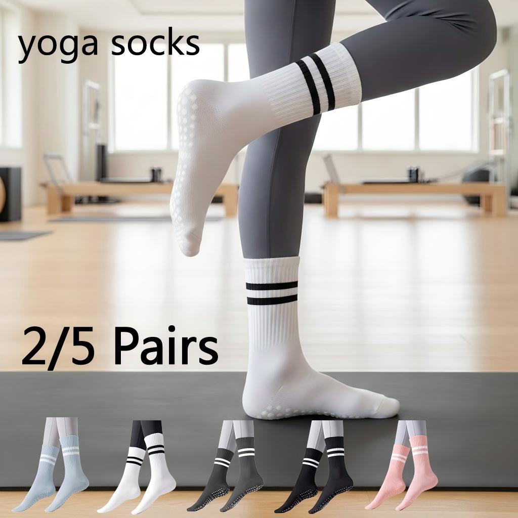 Pilates Yoga Set - Meias de Yoga Antiderrapantes para Mulheres,
