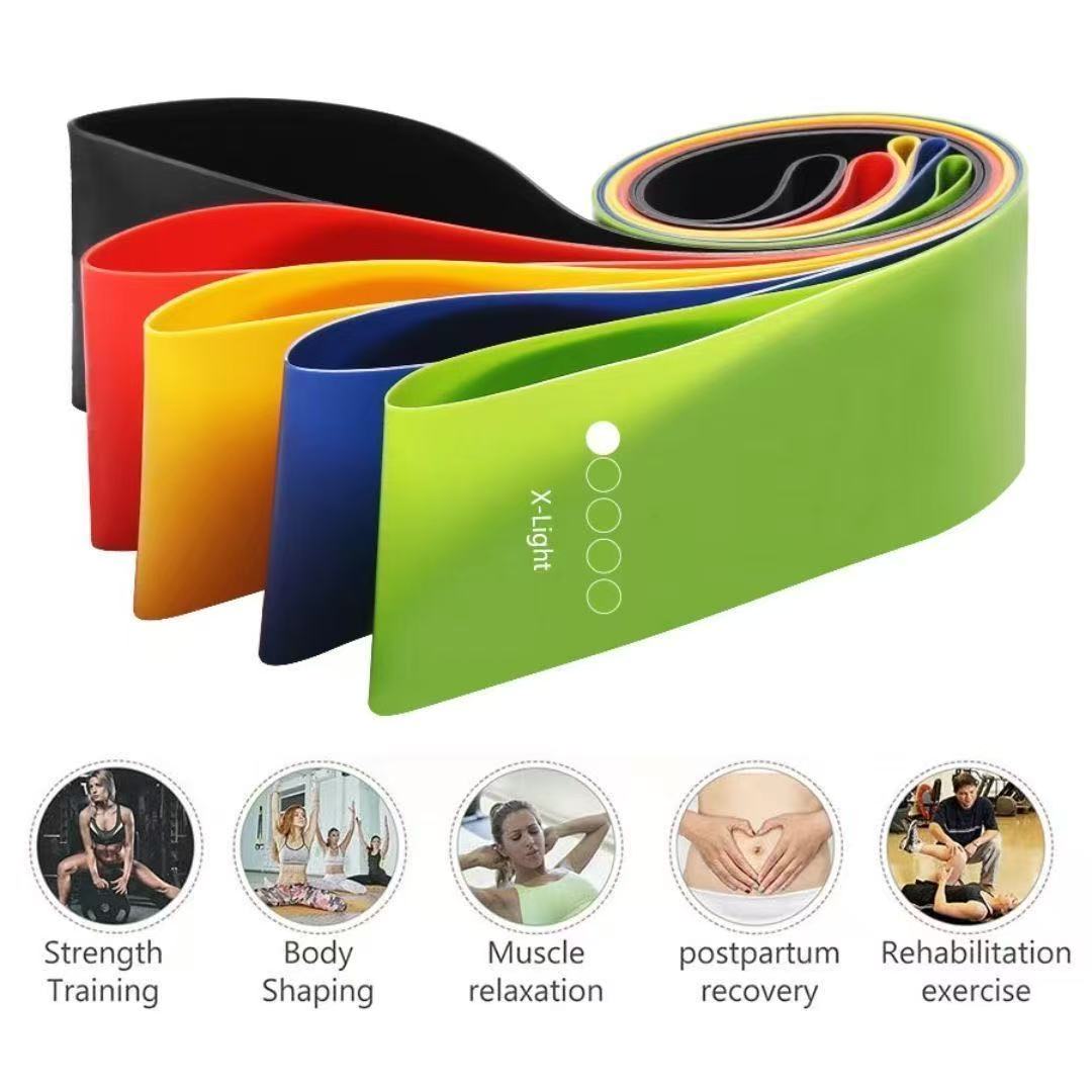Pilates Yoga Or - Faixas de Resistência, Bandas Elásticas para