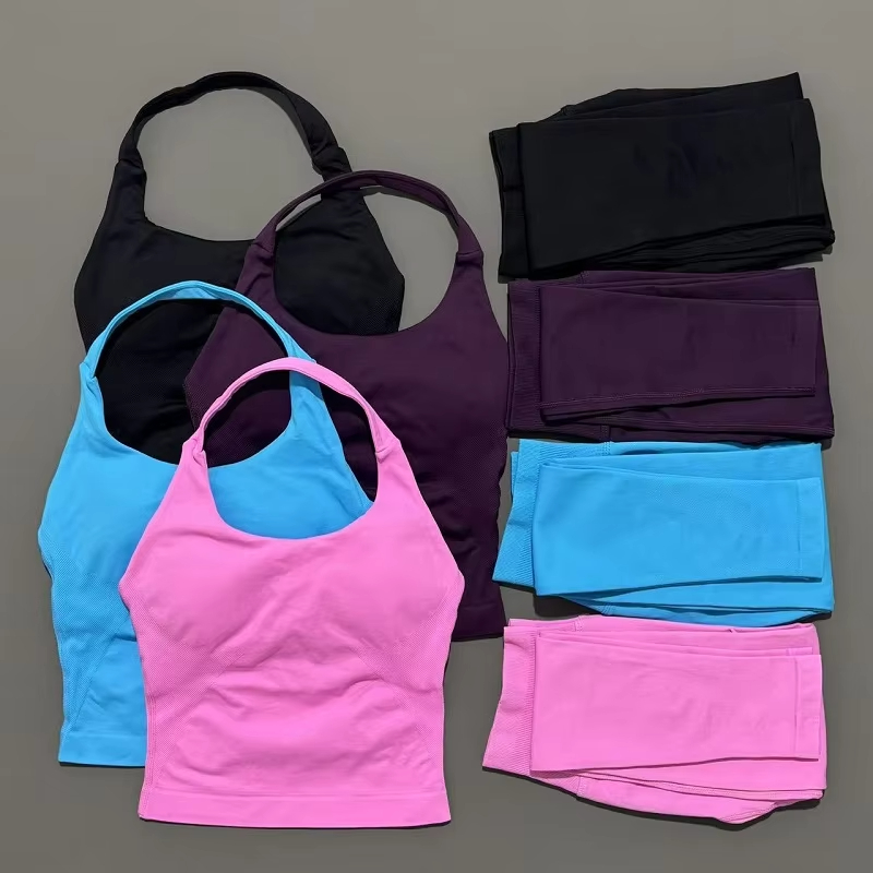 Pilates Yoga Set - Conjunto de Roupas de Esporte Femininas