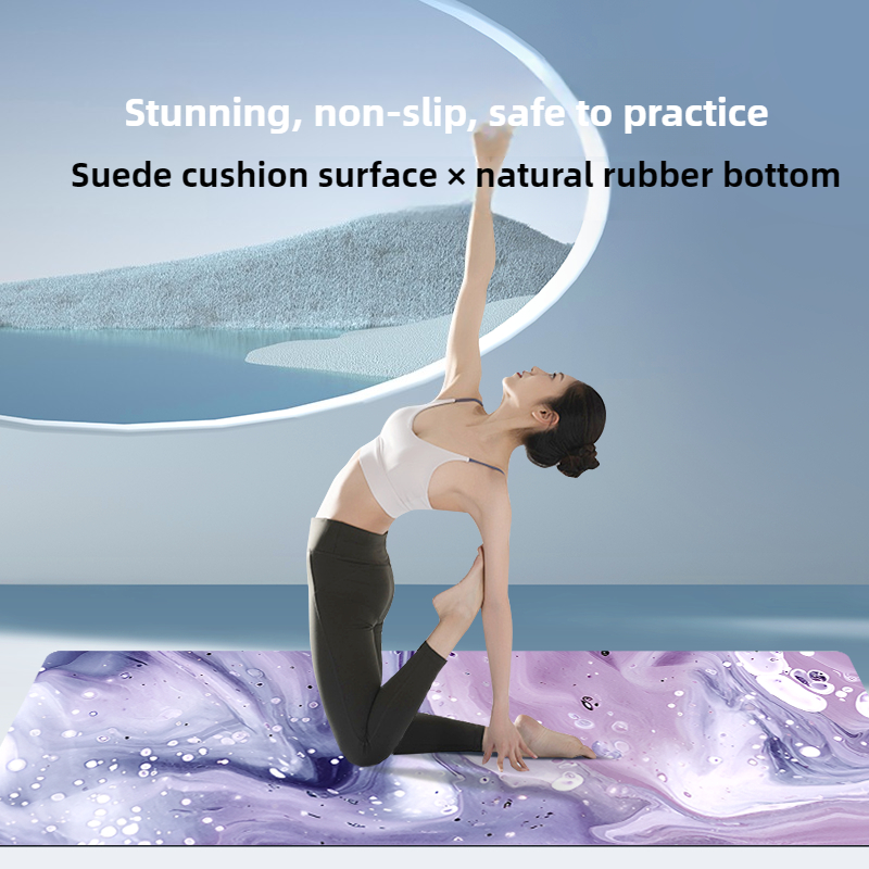 Pilates Yoga En Casa - Alfombra de Yoga para Viaje Antideslizante,
