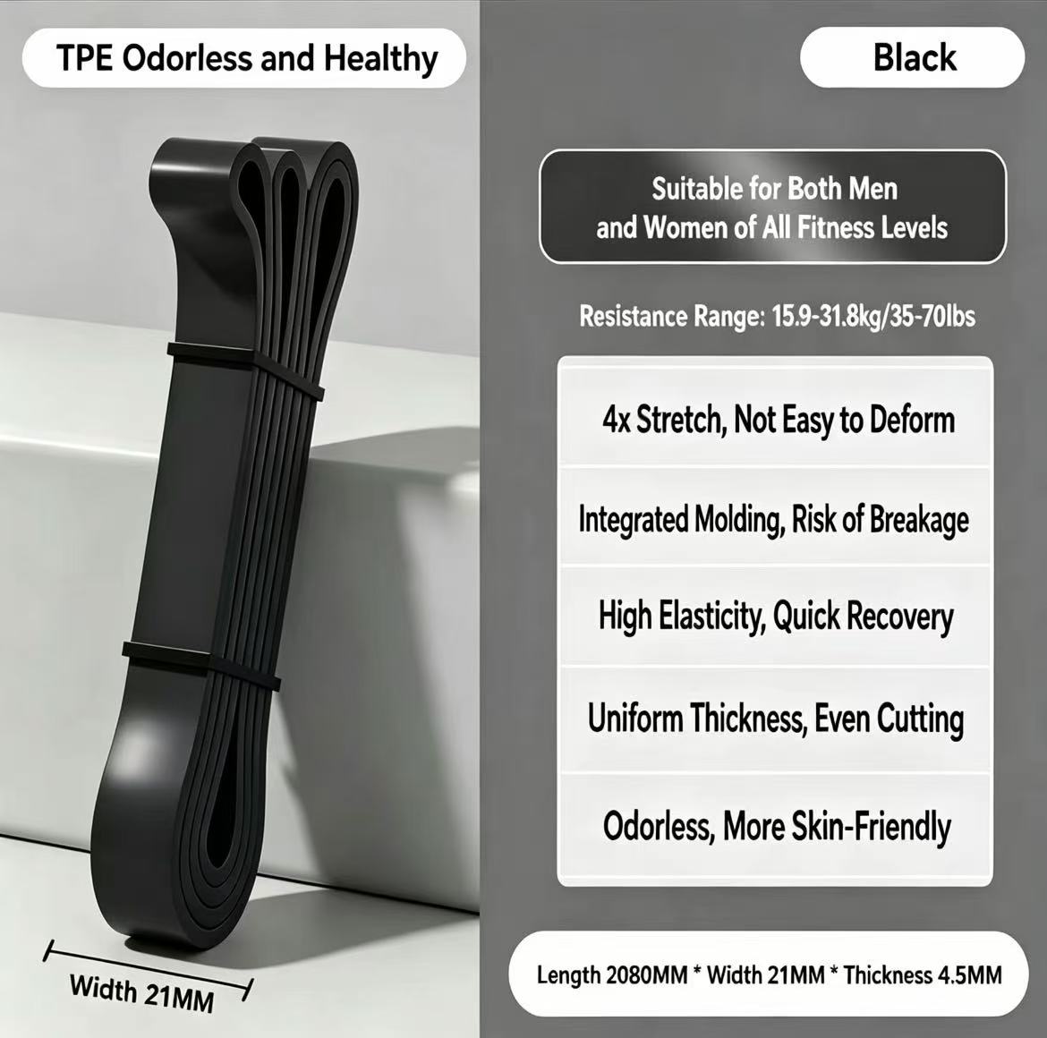 Faixas de Resistência TPE com  - Pilates And Yoga Difference avaliação e preço