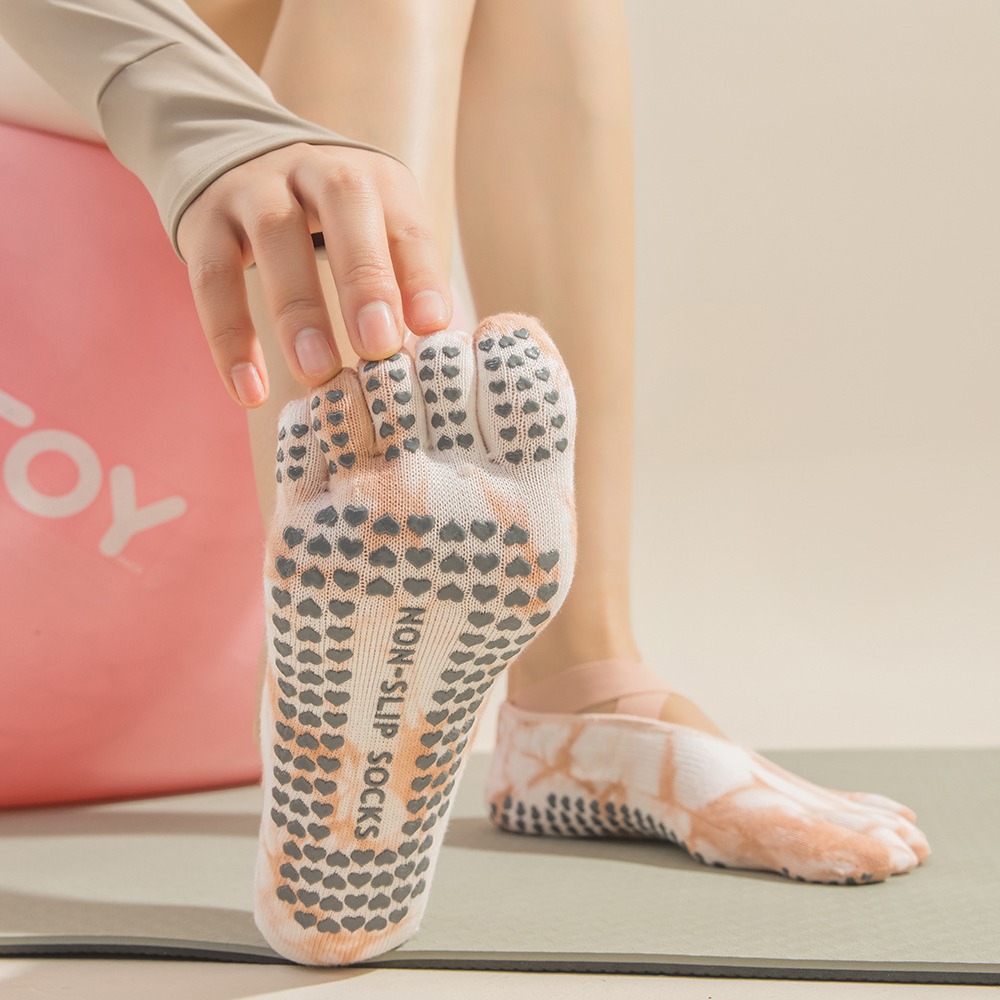 Meias Tie-Dye Femininas com Ci - Pilates Yoga Workout avaliação e preço