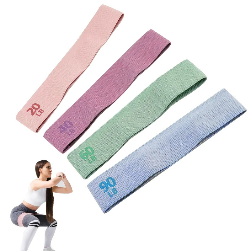 20-90lb tecido elástico banda  - Pilates Yoga Joint avaliação e preço