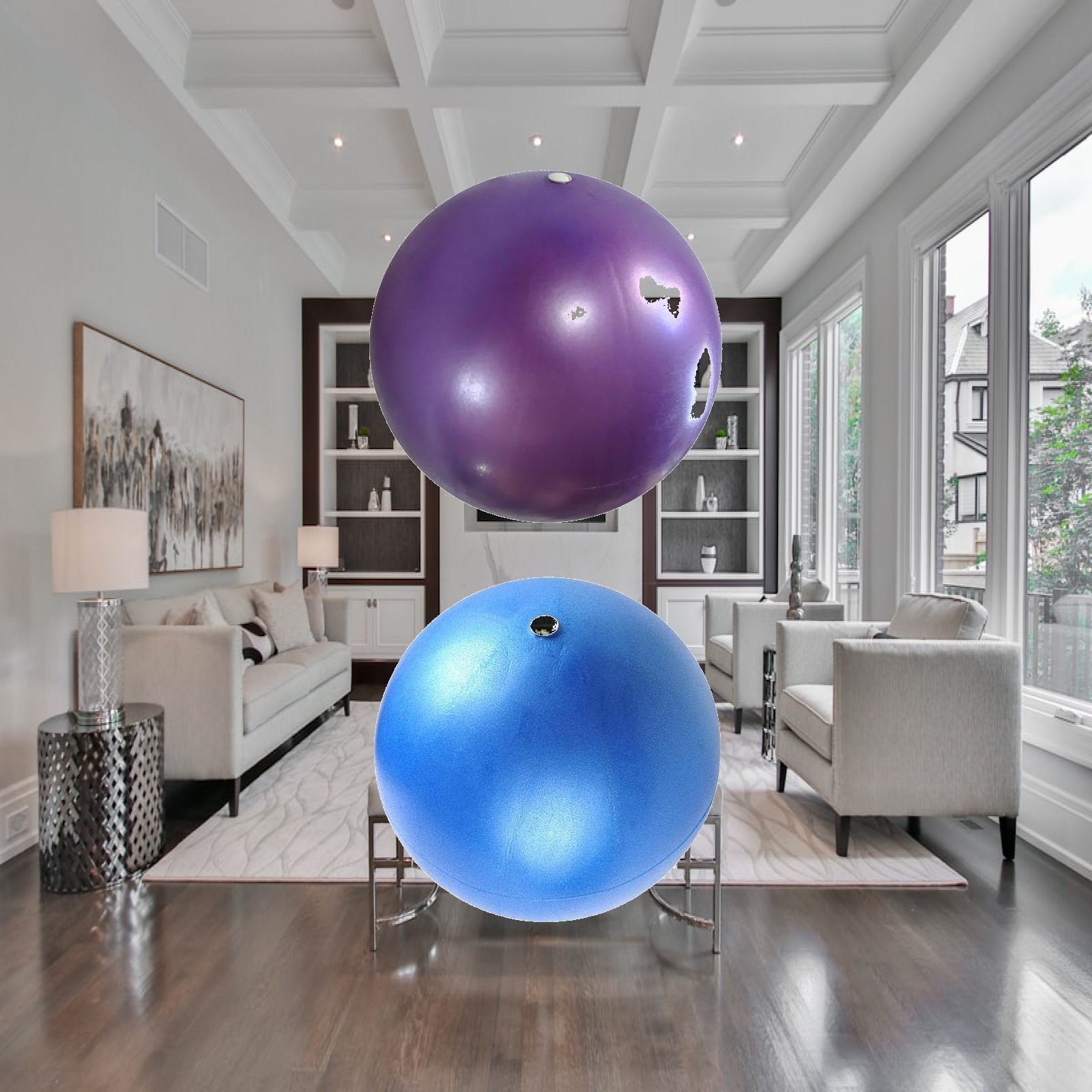 Bola de Yoga Fitness 25cm, Min - Pilates Yoga Or avaliação e preço