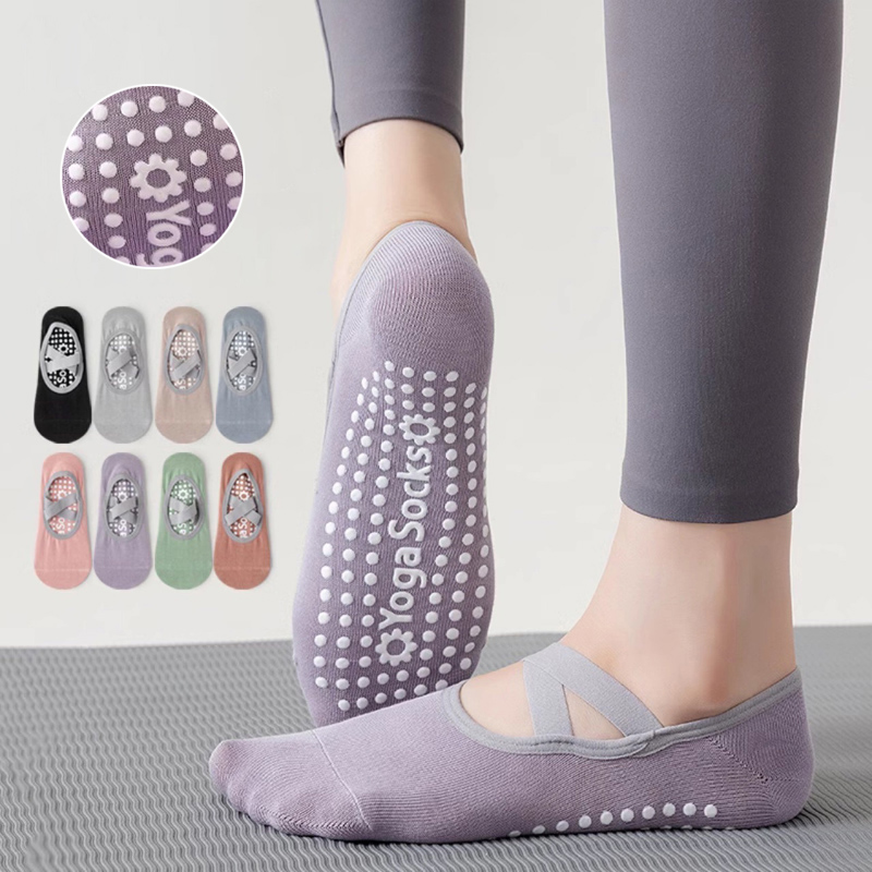 Meias de yoga com fundo de toa - Pilates Yoga Workout avaliação e preço