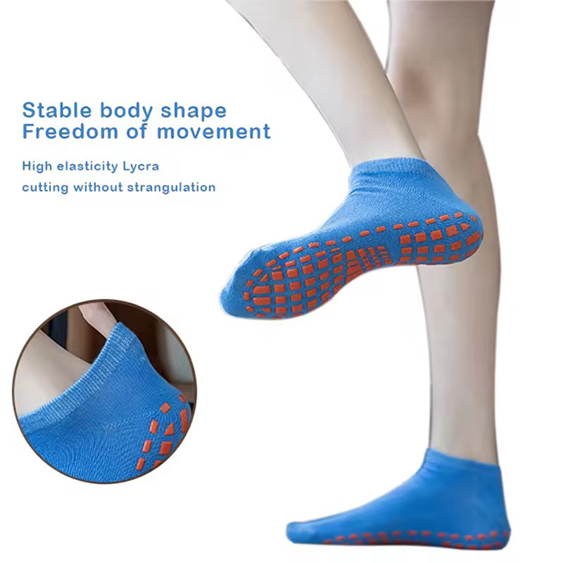 4 pares de meias de algodão pu - Pilates Yoga Footwear avaliação e preço