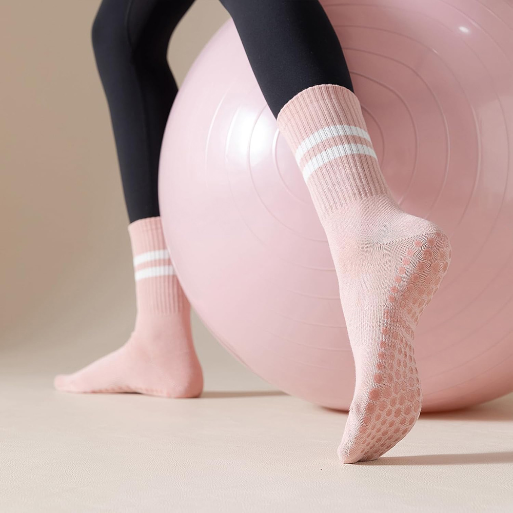Meias de ioga e pilates com al - Pilates Yoga Workout avaliação e preço
