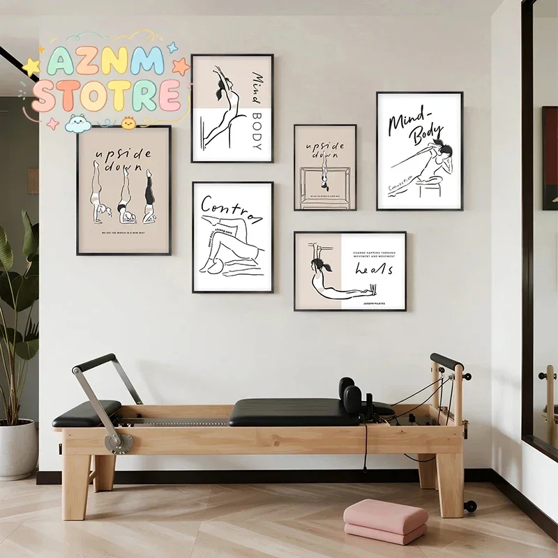 Pôsteres de Pilates: Arte Mode - Pilates Yoga Movement avaliação e preço