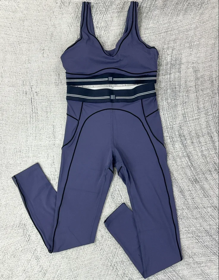 Conjunto de Top e Calças em Du - Pilates Yoga Set avaliação e preço