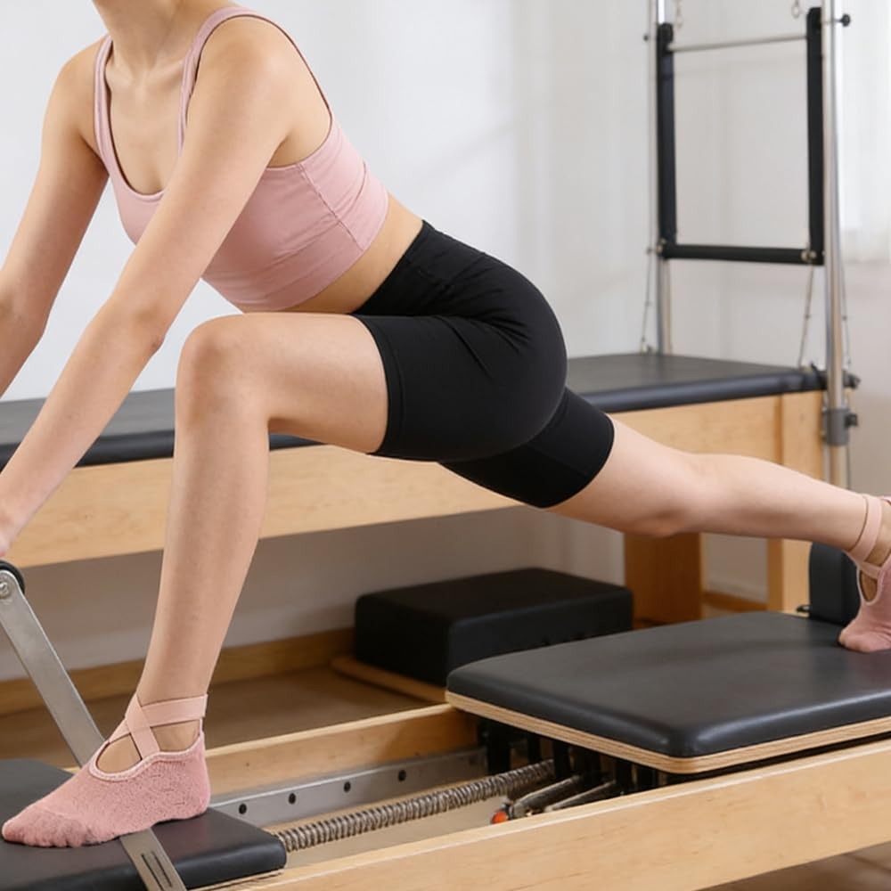 Meias de Yoga com Antiderrapan - Pilates Yoga Workout avaliação e preço