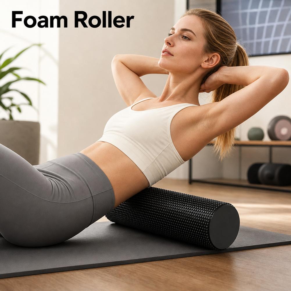 Rolo de Espuma EVA de Alta Den - Pilates Yoga Workout avaliação e preço