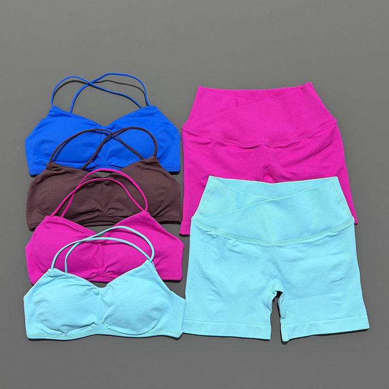 2 peça visão ginásio conjunto  - Pilates Yoga Set avaliação e preço