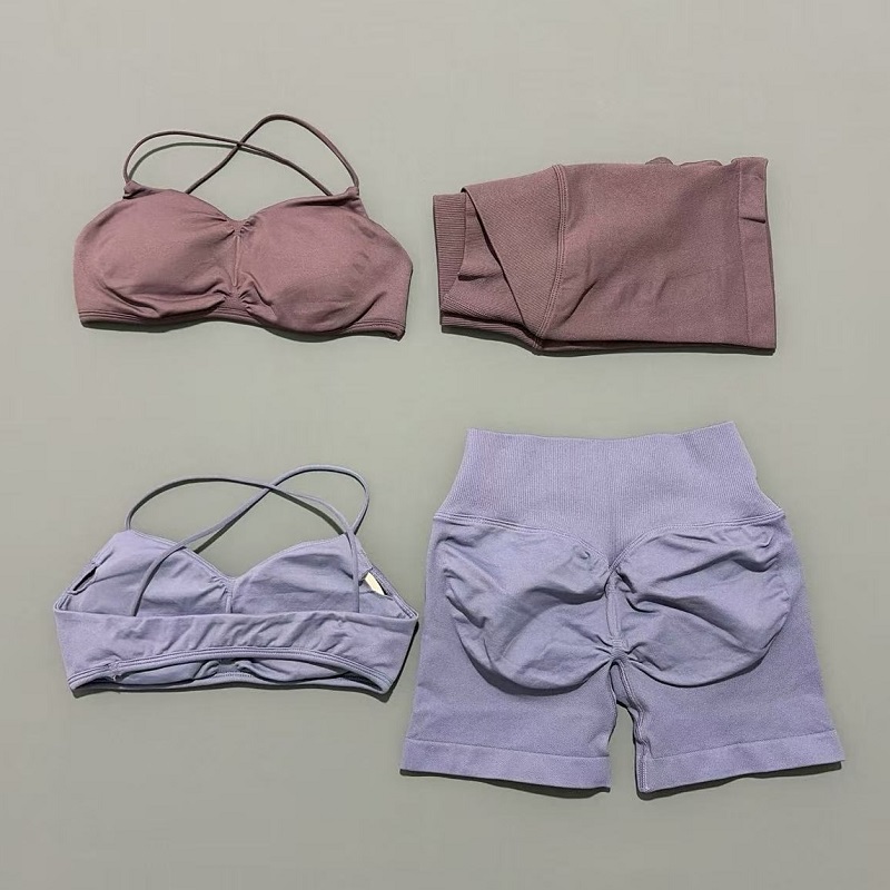 2 peça visão ginásio conjunto  - Pilates Yoga Set avaliação e preço