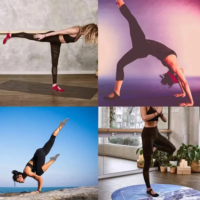 Meias de Yoga Antiderrapantes  - Pilates Yoga Workout avaliação e preço